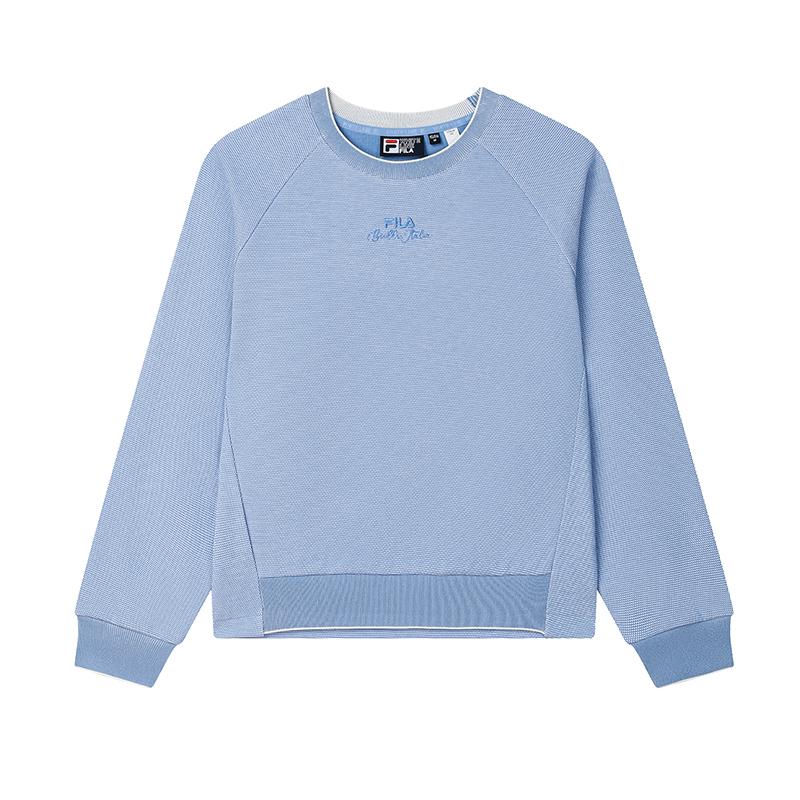 New FILA Sweatshirt Women's Indigo Water Blue F11W513209FBU