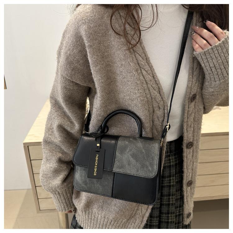 New Women's Niche Fashion Small Square Bag Stylish Mini Handbag Shoulder Crossbody Bag