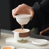 Xiaoyanhe Travel Tea Set Portable Kung Fu Tea Set Camping Travel Kuaike Cup Real Estate Business Souvenir