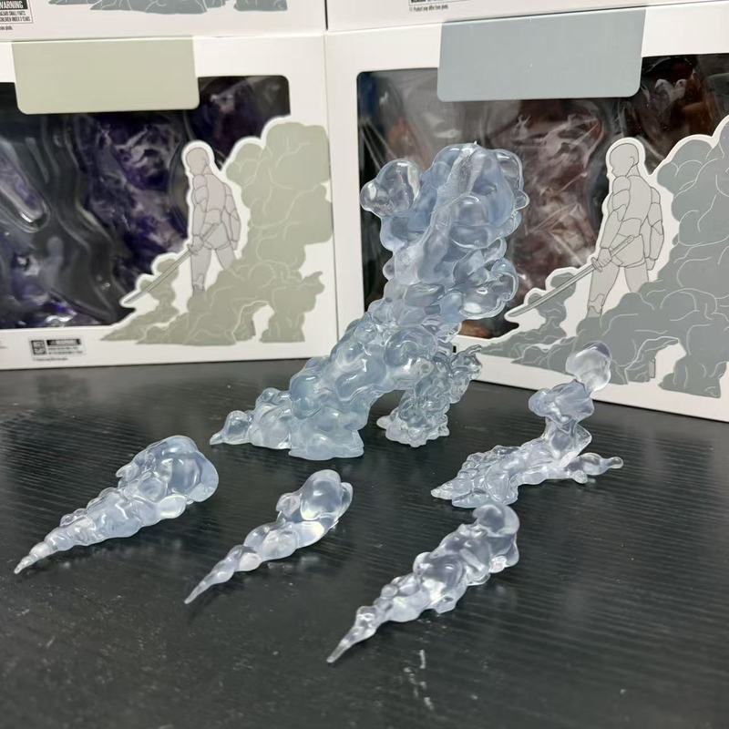 For SHF Toy The Smoke Effect Effect Piece White Ver. Action Anime Figures Collection Ko Model Custom Toy Photography Accessories