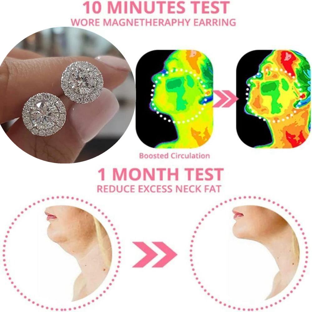 Akupresurní náušnice na hubnutí Jemné náušnice na hubnutí pro ženy Zirkony Všestranné Atic Náušnice Šperky