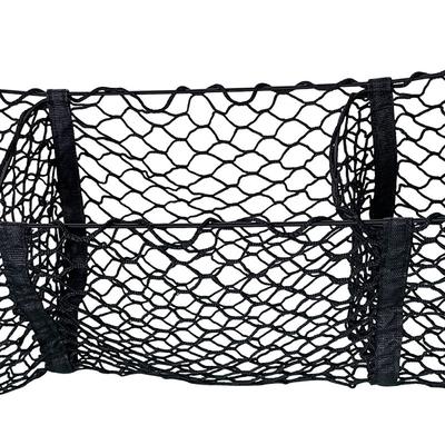 Aufbewahrungsnetz Tasche Auto Kofferraum Netz Tasche Hinten Ladefläche Netz Aufbewahrungsorganizer 47x12in für Auto LKW Pickup SUV