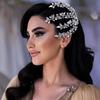 Handmade Rhinestone Bridal Hair Comb Wedding Dress Accessory - Updo Side Decoration Headdress DZ042