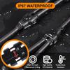 4 Pairs Solar Connector Y Branch Parallel Adapter Cable Wire Plug 2 to 1 Male Female Connectors (M/FF, F/MM) for Solar Panel with PV Cable Clips