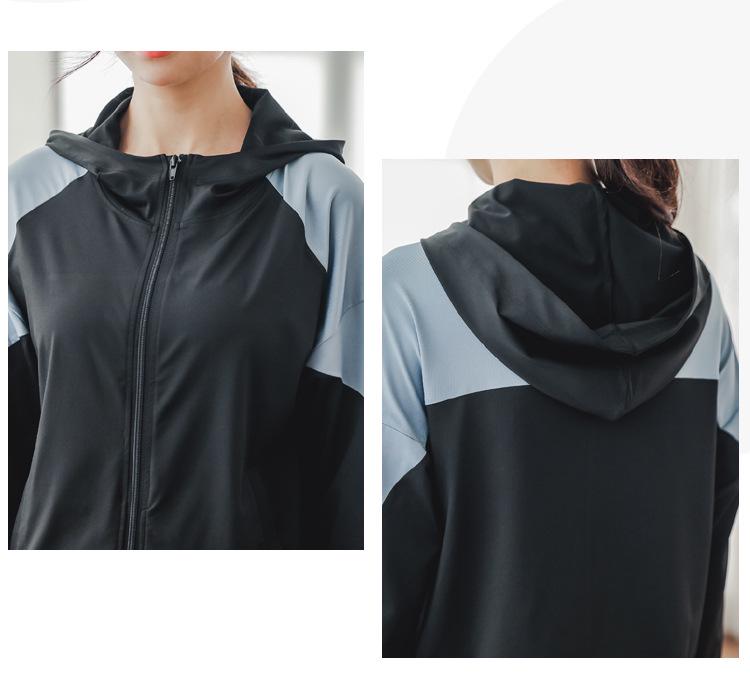 Plus Size 2024 Spring/Autumn Sports Yoga Zipper Cardigan
