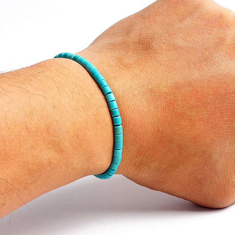 Bohemian Turquoises Beads Bracelets for Women Reiki Nature Stone Cube Cylinder Irregular Bracelets Healing Healthcare Jewelry