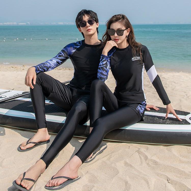 Women's Plus Size Digital Print Swimsuit Set for Snorkeling, Surfing, and Diving