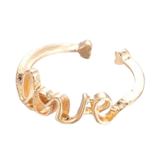 7 Pcs/Set Women Ring Set Different Shapes Rhinestone Knuckle Rings Hollow Out Heart Polished Alloy Rings Prom Party Jewelry