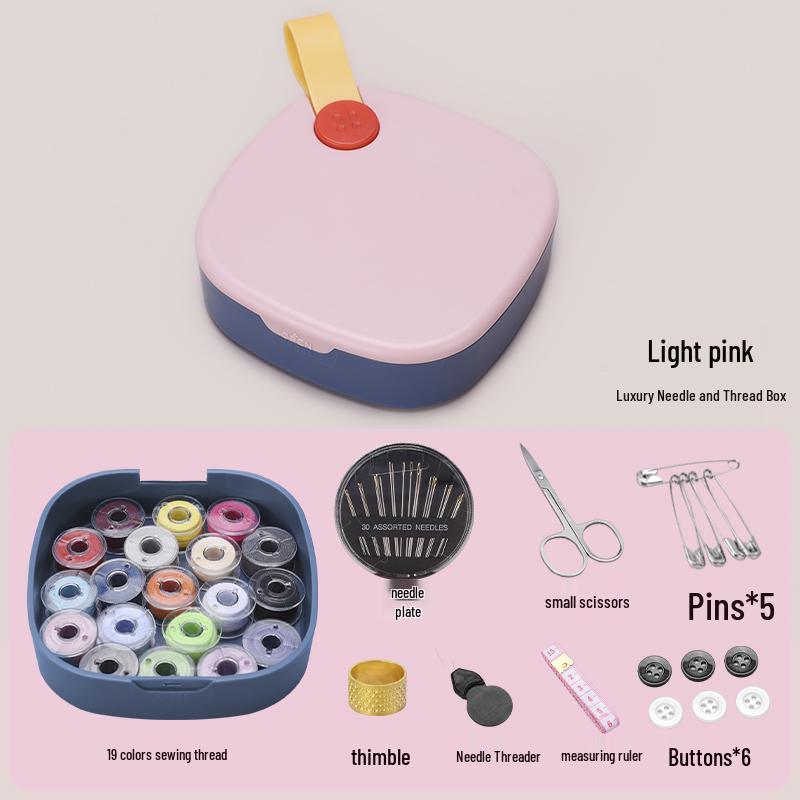 High-Capacity Handmade Sewing Kit: Deluxe Needle and Thread Pouch for Home & Travel