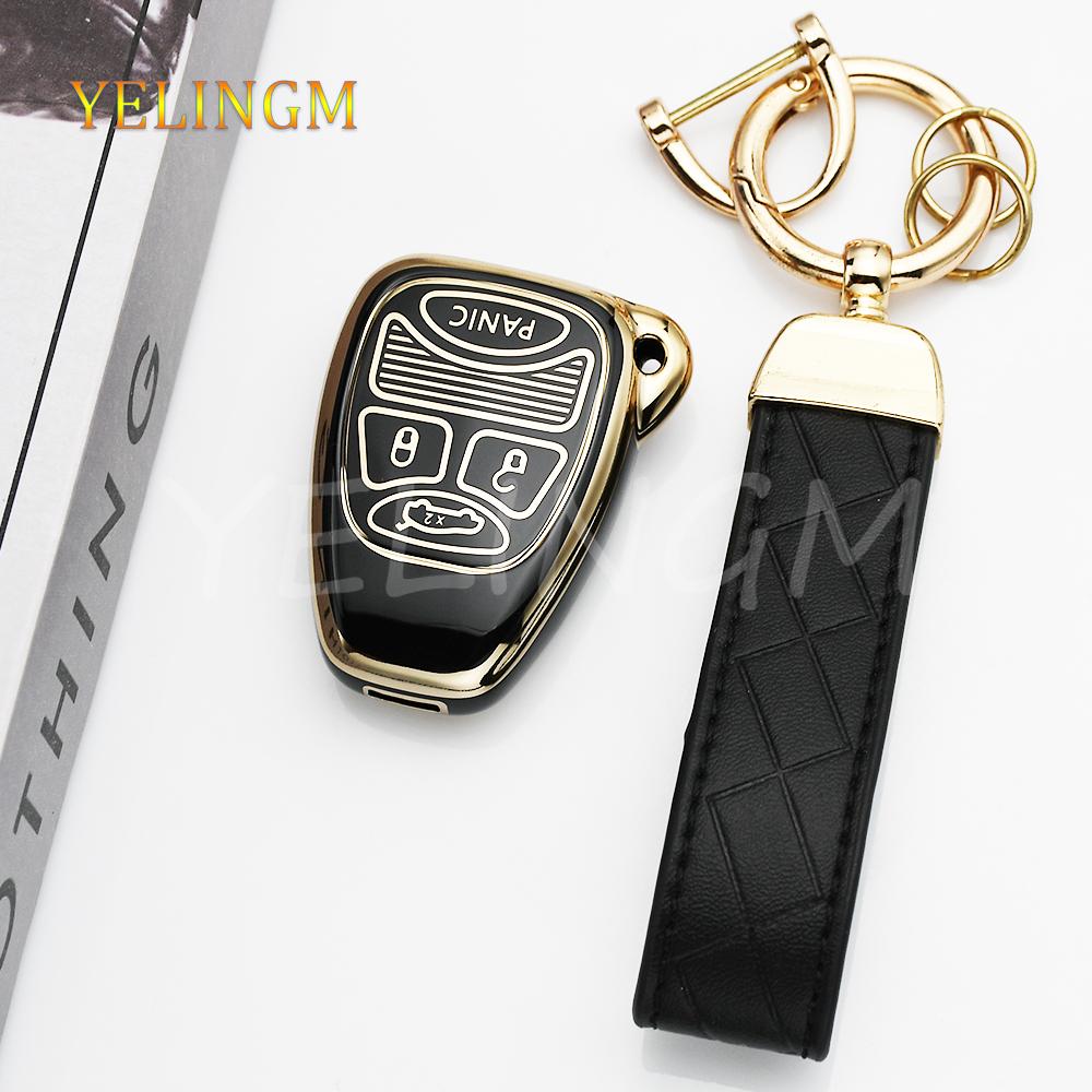 Car Key Case Cover For Jeep Renegade Grand Cherokee Chrysler 300 Pt Dodge Jcuv Caliber Nitro Wrangler Compass Patriot Liberty