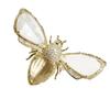 Goldener Kristall-Bienen-Verstellbarer Ring, Modischer Persönlichkeits-Insektenförmiger Statement-Ring für Damen, Vielseitiger Täglicher Schmuck,