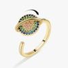 Bague d'anxiété Fidget SMJEL Fille Anti Stress Bague Planète Réglable pour Femmes Cadeau Zircon Œil Turc Zircon Spinner Rotatif