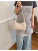 Cross2026 Women's Trendy Woven Tote: High-End, Versatile Single Shoulder Bag for Commuting and Style