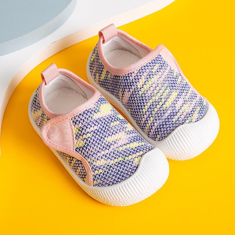 Fashio Children's Casual Shoe Spring New Boy Mesh Shoe Soft Soled Anti Slip Girl Shoe Hollowed Out Boys' Shoes Girl Single Shoes