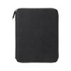 EDiT Notebook Cover, 1 Page Per Day, Weekly Vertical, A5 Exact Size Round Zip Cover, Pedal Refill (Refill) Sold Separately, Marks Black DA-ZDC28-BK