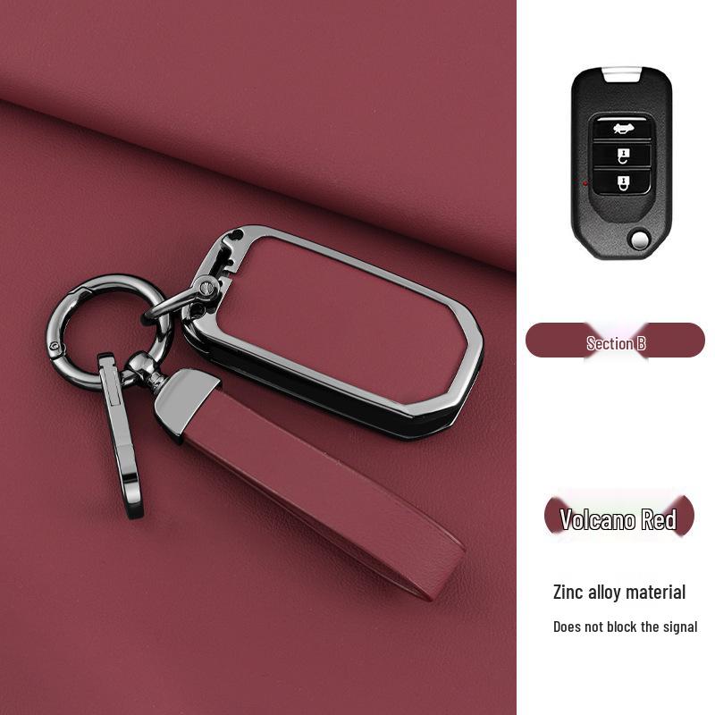 Stylish Metal Car Key Case for XRV, Fit, Vezel, URV, Fengfan, Xiangyu - Personalized Luxury Remote Shell Cover