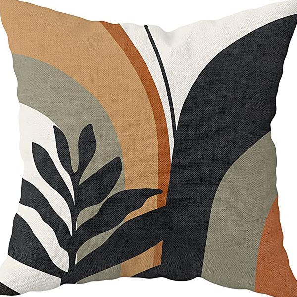 Abstract Pillowcase Sunset Sunrise Line Modern Art Minimalist Living Room Sofa Bay Window Pillow Geometry