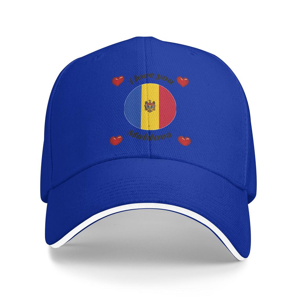 Flag Moldova  Baseball Cap  Casual Hip Hop Hats Summer Unisex-Teens Outdoor Gym Baseball Caps