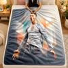Koc Flanelowy Cristiano Ronaldo Ciepły Miękki Koc Rzutowy do Użytku Wewnętrznego Sofa Łóżko Salon