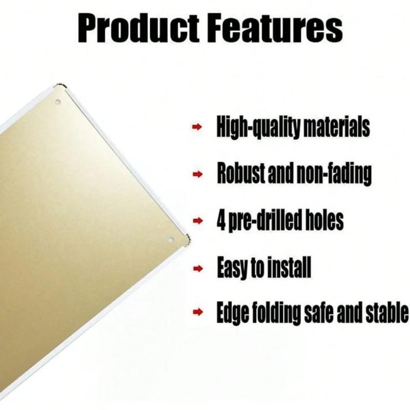 Funny Bat Wall Art Vintage Metal Sign Rustic Home Decor Quote 8x12 Inch