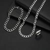 Unisex Hip Hop Titanium Steel Necklace & Bracelet Set - Bestseller
