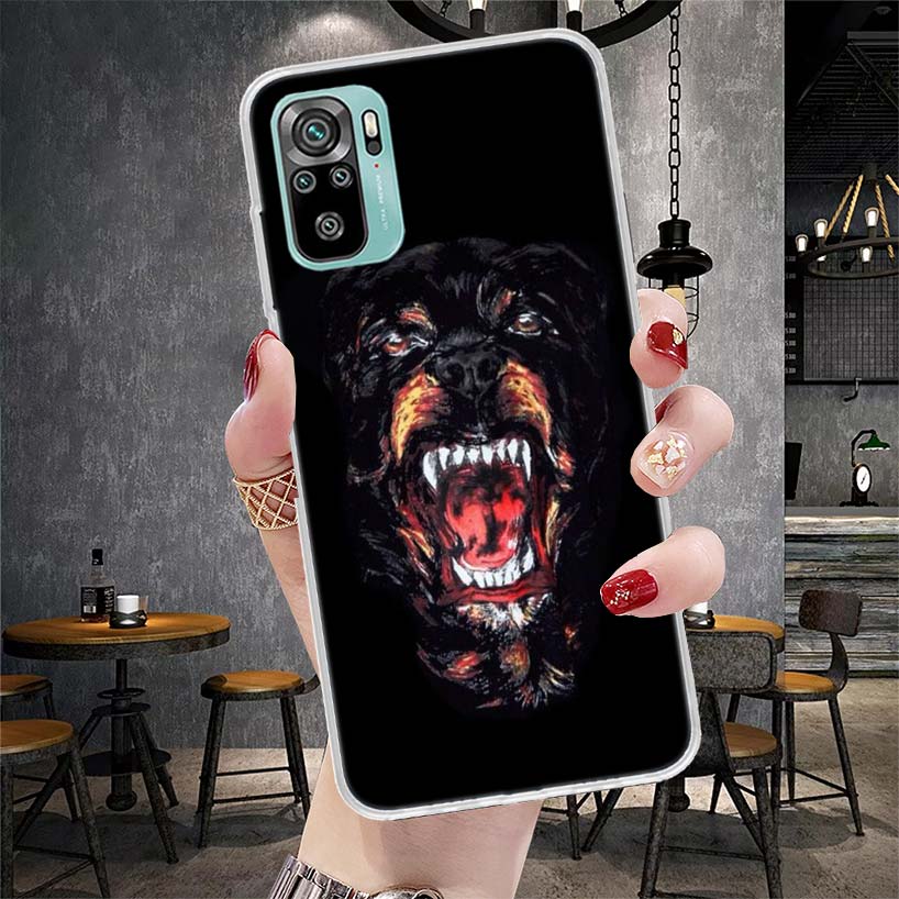 Rottweiler Dog Soft Phone Case For Xiaomi Redmi Note 15 14 14S 13 12 Pro Plus 12S 11 11S 11E 10 10S 11T 5G Fundas Coque Redmi No