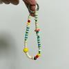 Handy-Kette Handgemacht Retro-Perlen Farbkombination Dickes Lanyard Anti-Verlust Sicherer Handy-Riemen Handy-Zubehör