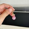 Keychain Pendant Easy to Use Mini Compact Translucent Texture Sugar Beads Design Keychain with Lobster Clasp Backpack Accessory
