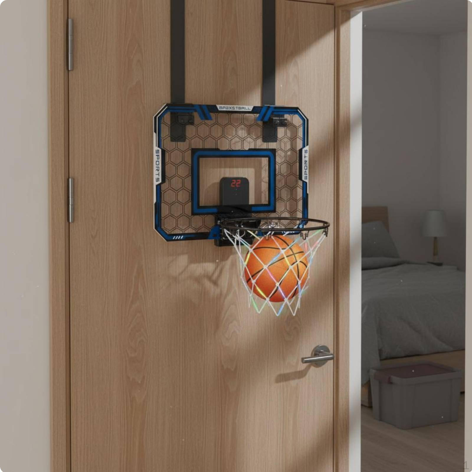 Mini Basketball Hoop with Scoreboard Indoor