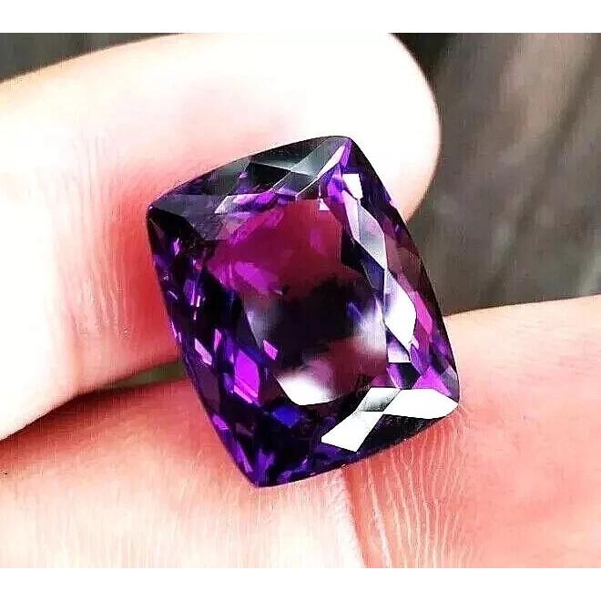 Cushion Cut Natural Purple-Blue Sapphire 18-20 Ct Stunning Certified Gemstone