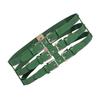 Fashionable Three Breasted Waist Belt Female Corset PU Waistband Elastic Cincher Belt All Matching Waist Dressingup Belt