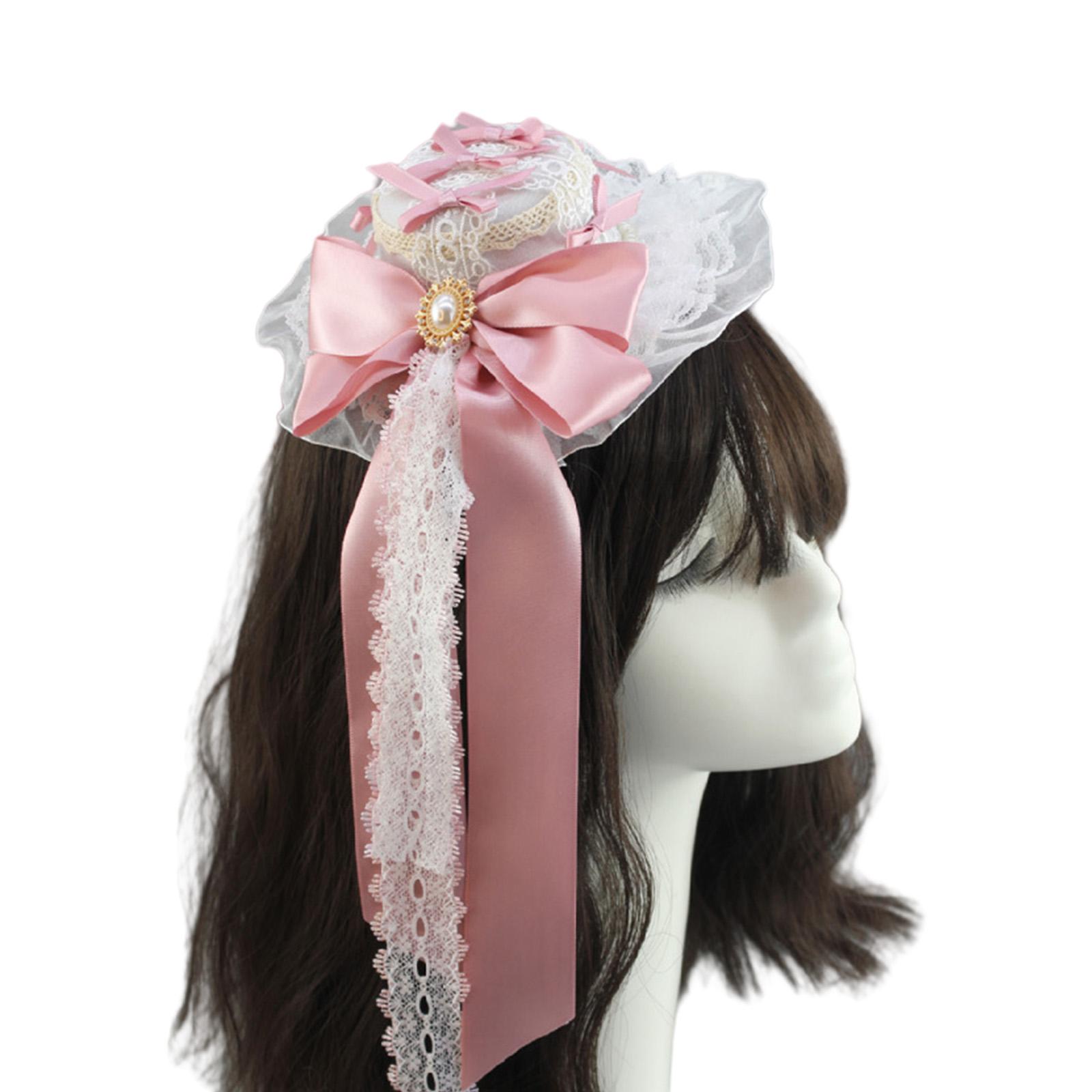 

Панк Роза Цветок Кружевная Шляпа с Заколкой для Волос Аниме Головной Убор Для Женщин Музыкальный Фестиваль И Повседневные Прически Реквизит на Хэллоуин 2