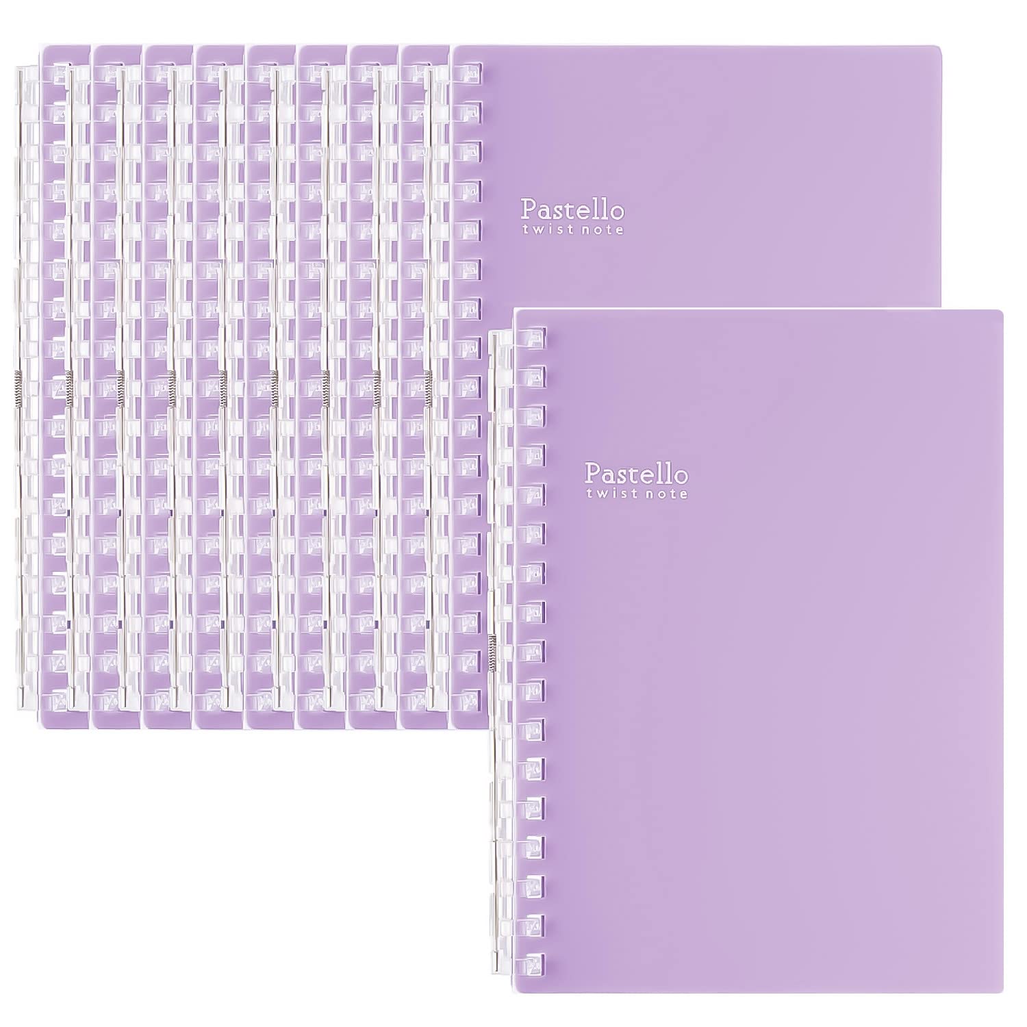 

LIHIT LAB Twist Note Pastel 10 Books A6 Purple N1964-10_10 фиолетовый