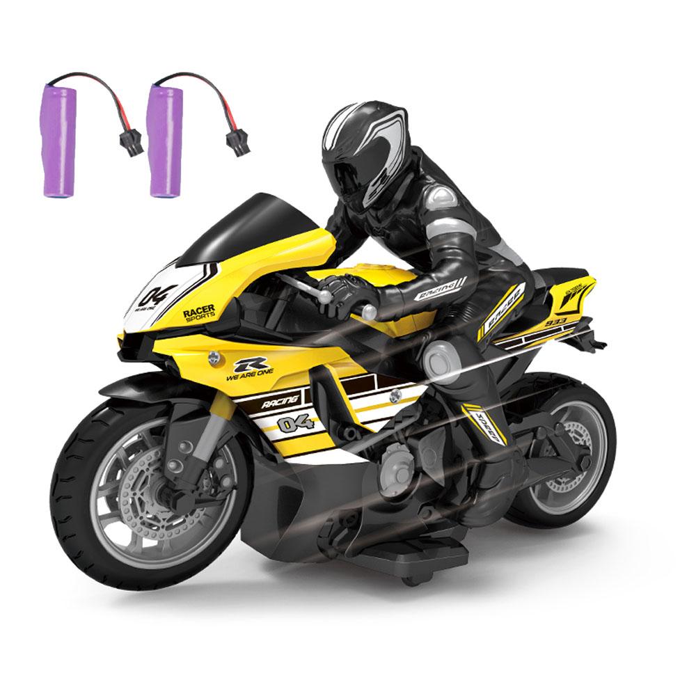 1/ 10 2.4G High Speed Remote Control RC Stunt Motorbike  drift Car 30mins Drive Racing Motorbike RC Motorcycle Toy model