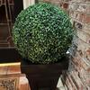 Multi-Size Artificial Green Grass Ball Green Purple Greenery Plants Ball  Indoor Outdoor