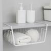 Multipurpose Hanging Iron Wire Basket Kitchen Organizer Cabinets Desks Storage Basket Rack L/M