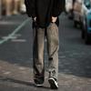 Men's Y2K Flower Printed Baggy Jeans Streetwear American Casual Denim Wide-leg Pants Hombre Vintage Straight Trousers