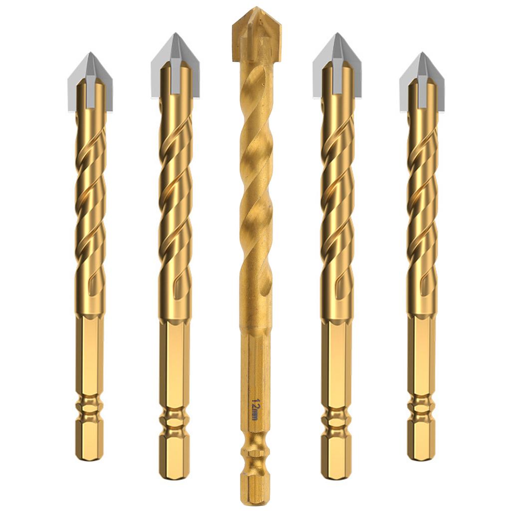 5/6/8/10/12mm Multifunctional Tile Drill Bits For Glass Ceramic Concrete Hole Opener Brick Hard Alloy Triangle Bit Tool