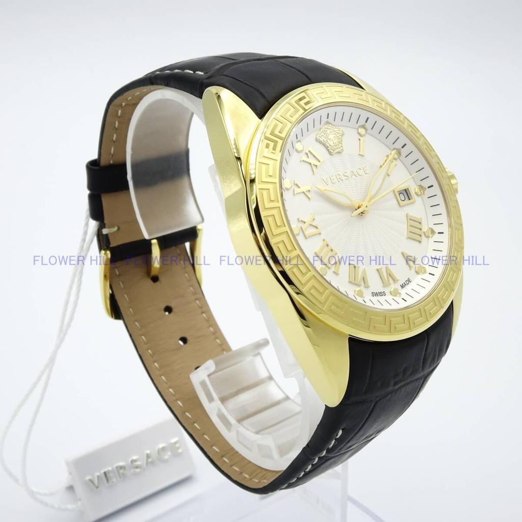 Used Versace Watch Men's Quartz V-SPORT V-Sport 2 VFE130015 White Gold Laser Band