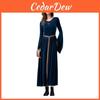 Fantasy Gothic Königinnenkleid Aus Samtstoff Für Halloween Und Theatralische Veranstaltungen