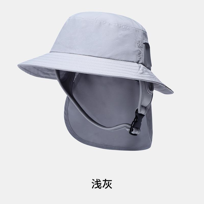 Summer Hat Men's Outdoor Sun Hat Breathable Basin Hat Seaside Surfing Bucket Hat Mountaineering Sun Hat