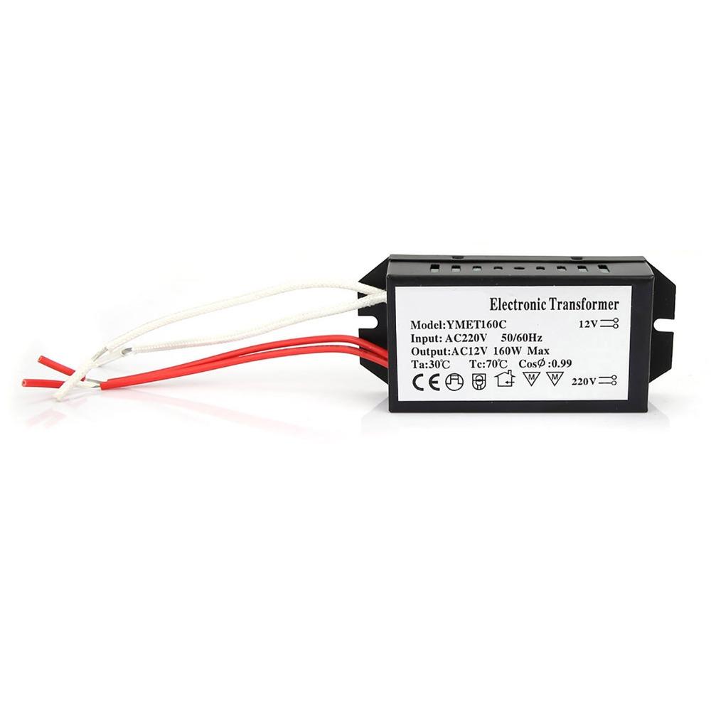 220V To 12V Electronic Transformer Dimming Segmentation Smart Power Supply Driver Remote Control 60W/120W/160W Voltage Converter