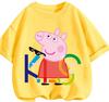 Trendy Kids Cartoon Tee Cute Casual Summer Short Sleeve Street Style Youth Top Peppa Pig Boys Girls 3 14