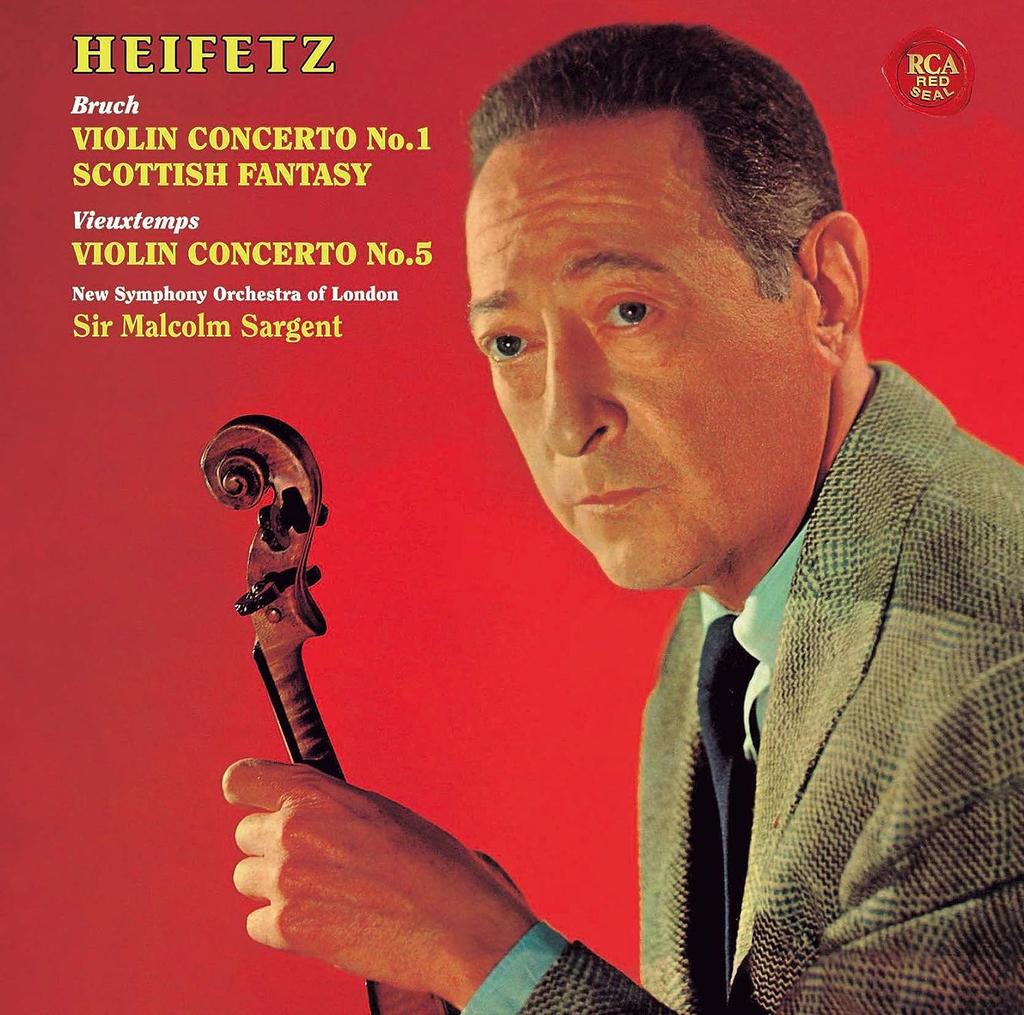 CD HEIFETZ (JASCHA), VIEUXTEMPS, BRUCH - Bruch: Violin Concerto No. 1 & Scot SICC30077 Japan Classical Used
