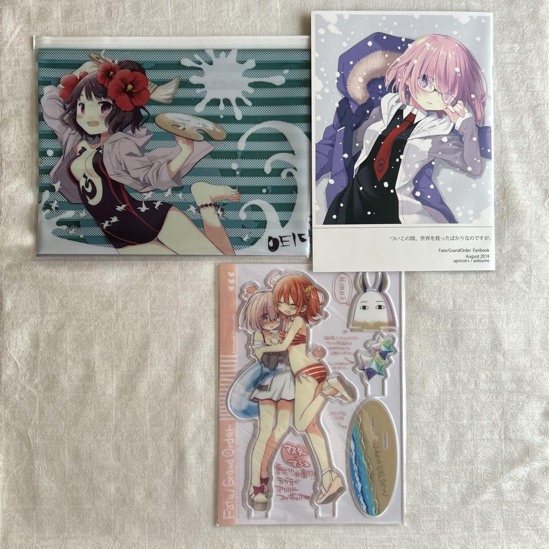 

[Б/У] Fate FGO Комикет Акриловая подставка Манга Гудако Мэш Умэ Аоки