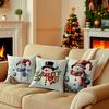 New Christmas Pillow Print Simple Holiday Pillow Cover Home Sofa Pillow Cover Cushion