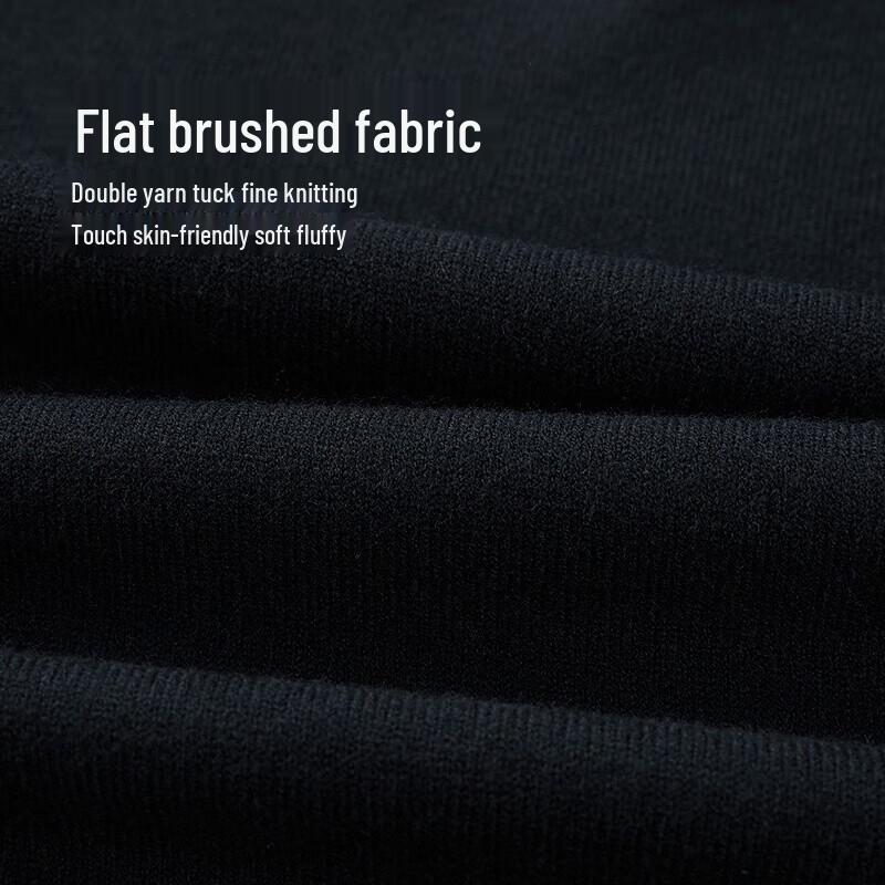 HLA Herren Rollkragen-Pullover aus gebürstem Strick