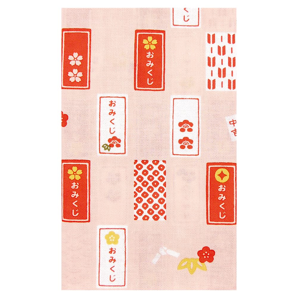 

Hama pattern Tenugui Omikuji list рожевий