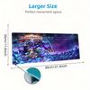Brave Frontier Color Mouse Pad Large Gaming Table Cushion Non-slip Laptop Tablet Big Mousepad XXL Mat Mini PC Playmat With Lock edge