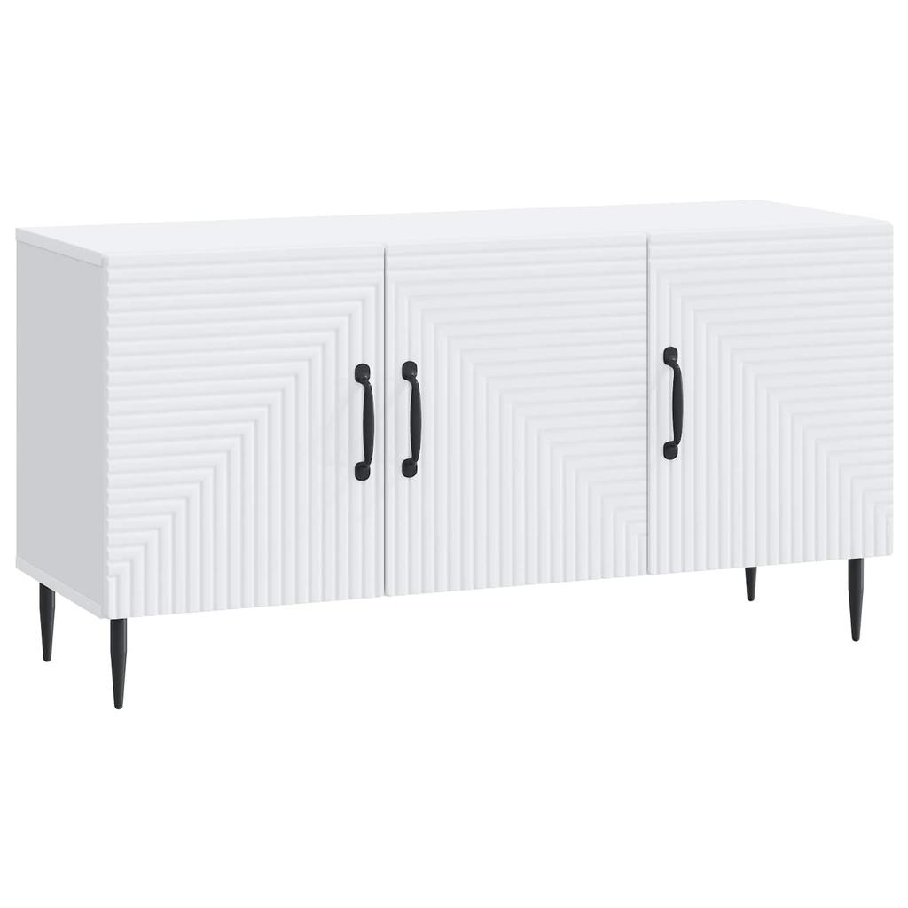 TV Stand White 99 x 34.5 x 50 cm Engineered Wood